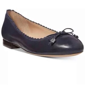 Ralph Lauren flats black leather 6.5